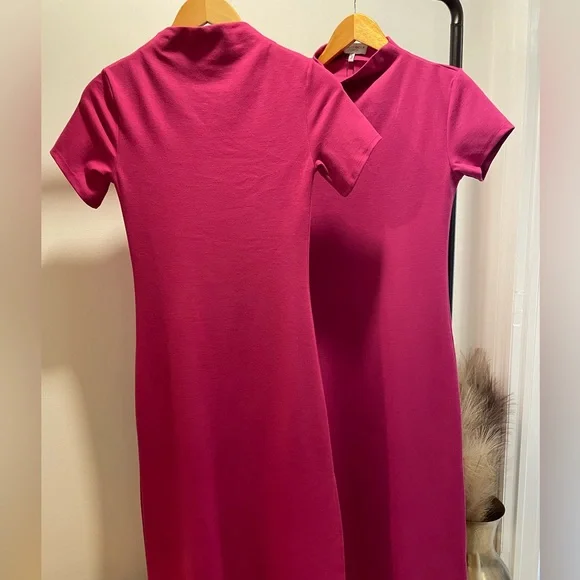 Ripley Rader FUCHSIA PONTE KNIT SKYE DRESS - Picture 5 of 8